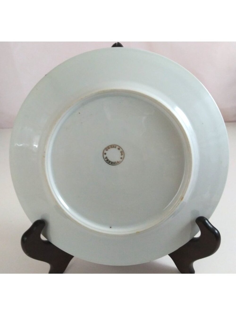 Vintage Cuzzi & Co Venezia Women By Indoor Pool 8.5" Decorative Plate - Picture 3 of 4